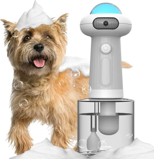 Phooba Hondenshampoo Dispenser - Hondenshampoo - Honden Conditioner - Hondenspray - Grijs