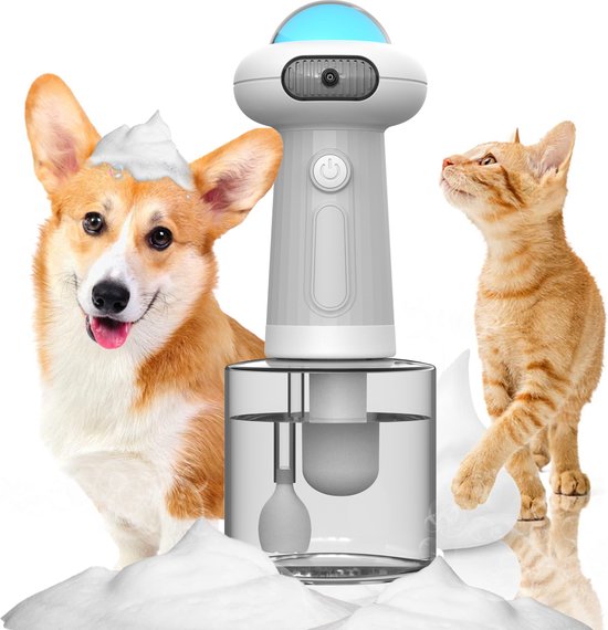 Phooba Hondenshampoo Dispenser - Hondenshampoo - Honden Conditioner - Hondenspray - Grijs