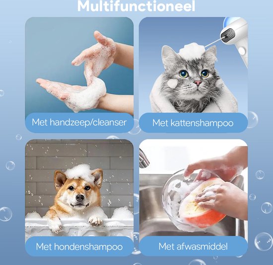 Phooba Hondenshampoo Dispenser - Hondenshampoo - Honden Conditioner - Hondenspray - Grijs