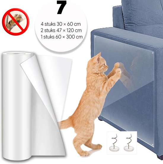 Phooba Anti-Krab Vellen voor Katten - 7-Delige Meubelbescherming Set