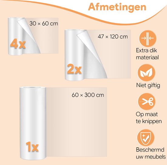Phooba Anti-Krab Vellen voor Katten - 7-Delige Meubelbescherming Set