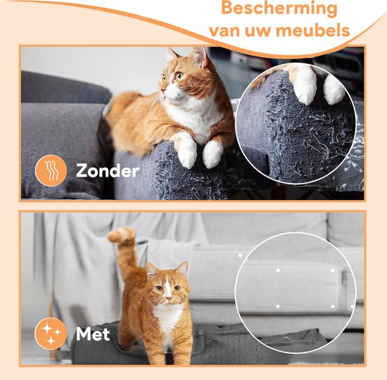 Phooba Anti-Krab Vellen voor Katten - 7-Delige Meubelbescherming Set