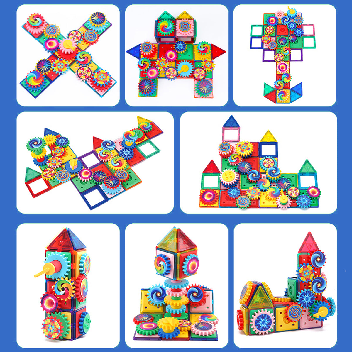 130-delige Magnetische Bouwset voor Kinderen - Educatief & Creatief Speelgoed